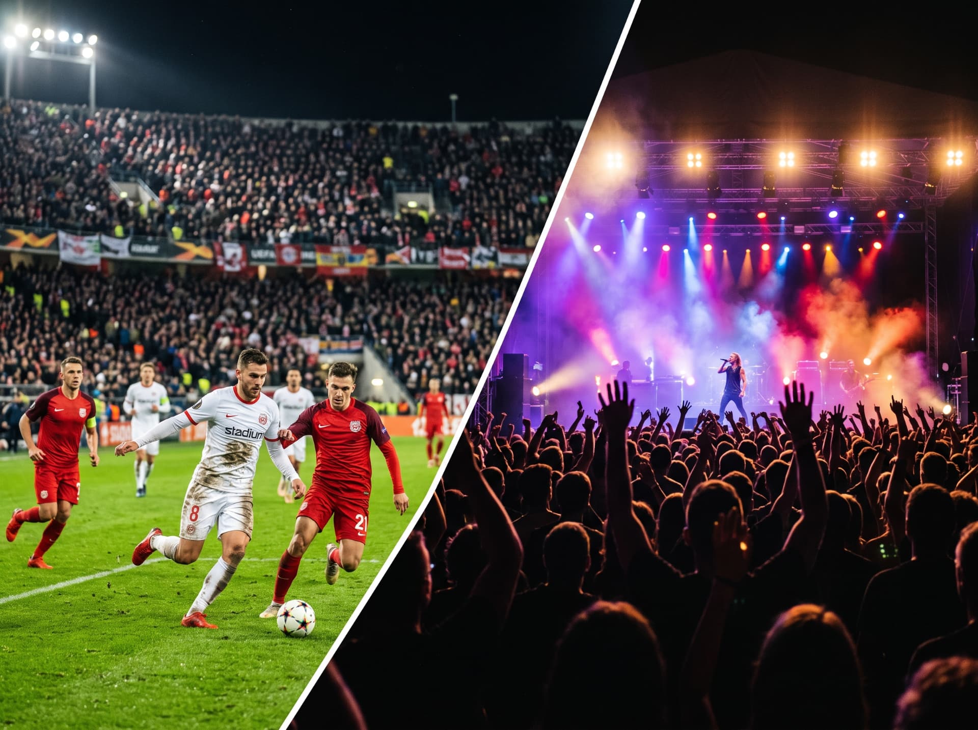 Conciertos y Eventos Deportivos